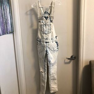 Bleach washed overalls by Blue Spice Size 5